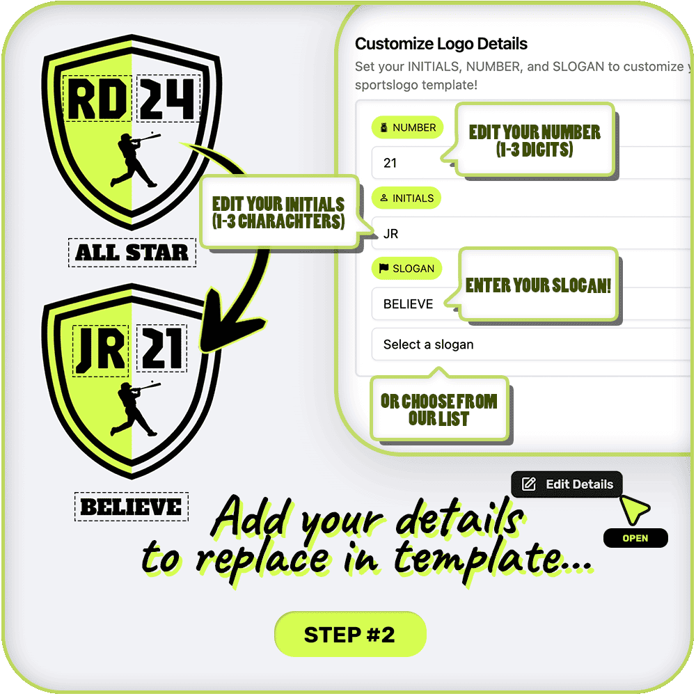 Customize Logo Details